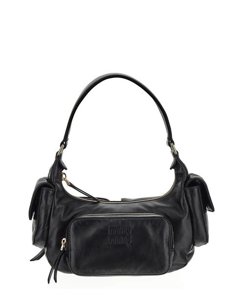 nappa leather pocket bag miu miu|Miu Miu Women's' Pocket Nappa Leather Shoulder .